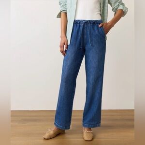 Marine Layer Drawstring Denim Pant Size Large L